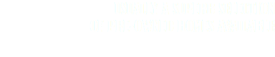 USUALLY A SUPERB SELECTION OF PRE-OWNED HOMES AVAILABLE